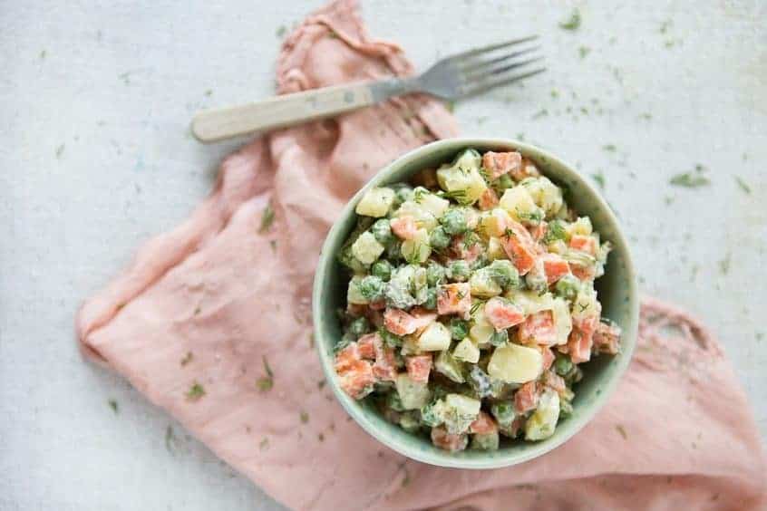 Cách làm Salad Nga (Russian Salad)