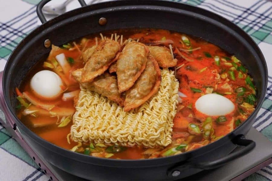 cách làm bánh gạo cay