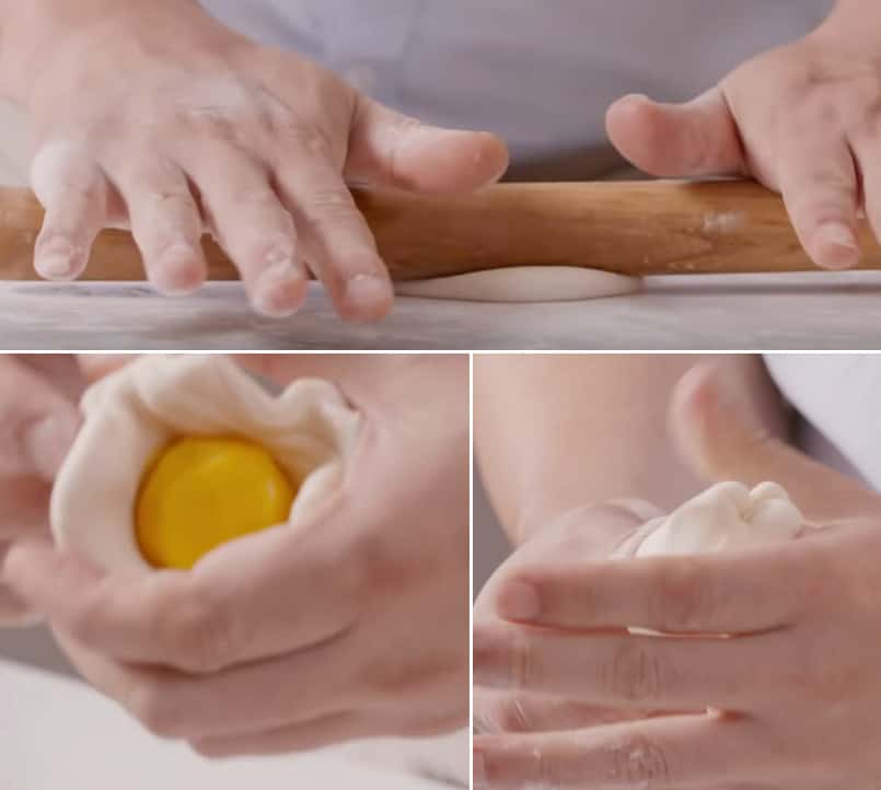 cách làm bánh bao kim sa