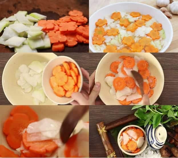 cách làm bún chả