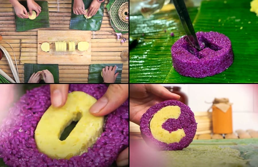 Bánh tét chữ 2