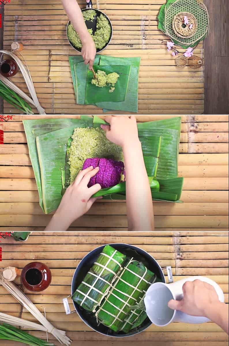 Bánh tét chữ 3