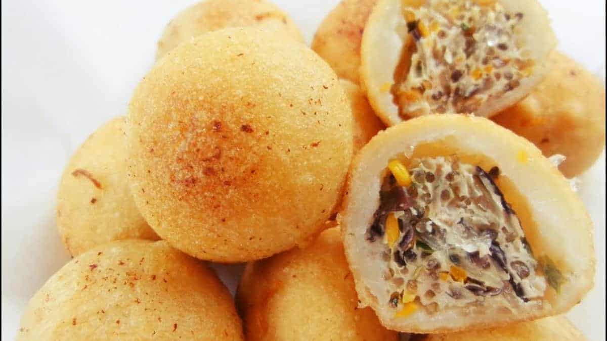 Cách thực hiện bánh rán đậm nhân thịt kim cương lặt vặt chiều đông