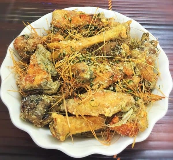 cách làm gà rang muối ngon