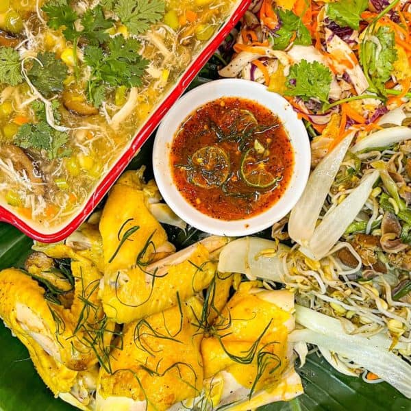 ga luoc len mamngon